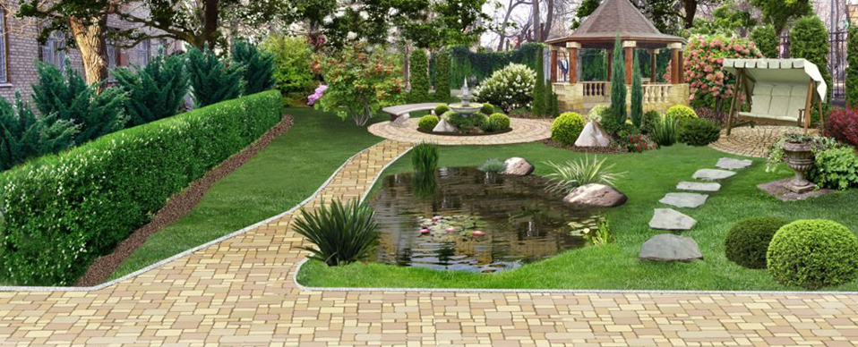 Ландшафтный дизайн для маленького сада. 15 идей с фото
