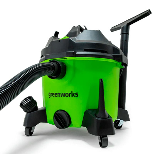Строительный пылесос Greenworks G120WDV 1300 Вт 4701207 электрический фото 4