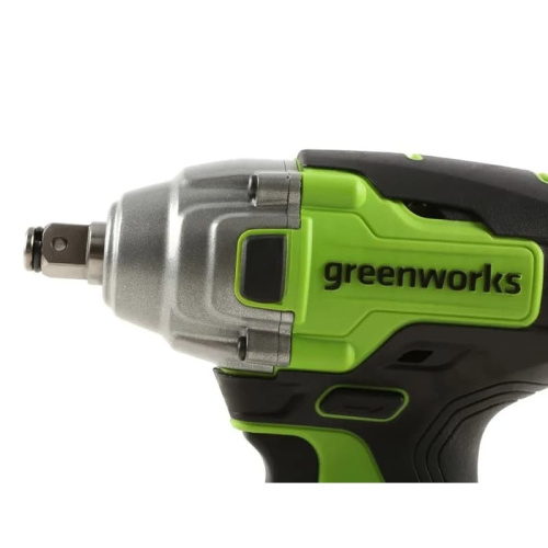 Гайковерт ударный Greenworks GD24IW400 24V 3802907 (400 Нм) бесщеточный аккумуляторный фото 2