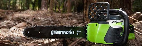 Выбираем электропилу: обзор Greenworks 80V